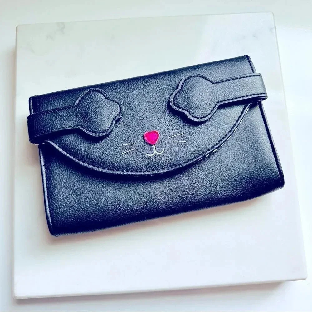 Nwot Betsy Johnson Peekaboo Kitty Wallet/Crossbody